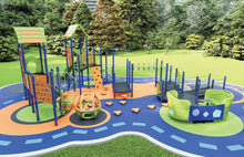 Wisdom Wanderwood Canopy WiseMAX inclusive playground scene