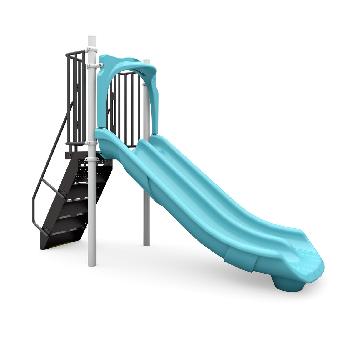 Wkp 4' Freestanding Double Slide commercial playground equipment by World Klass Play