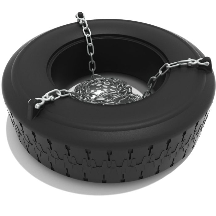 1 Seat Tire Swing Seat Package (Includes Tire Seat, Chain, Connectors, Tool)