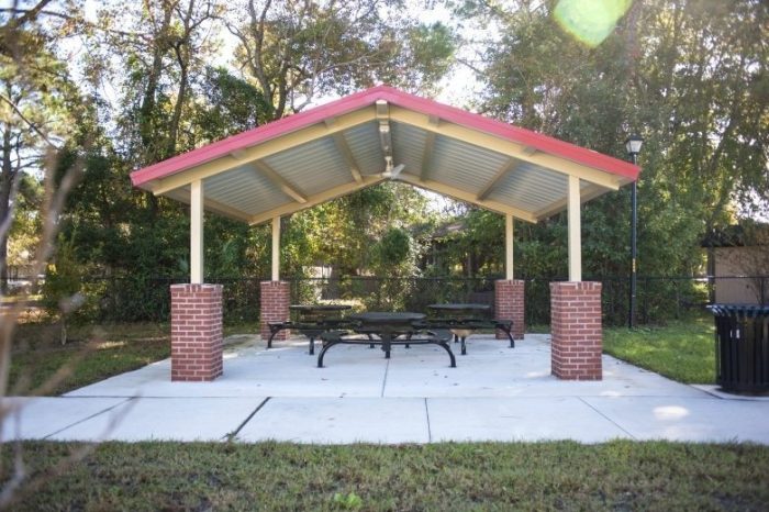 16'x44' Single Tier Gable End Steel Frame Shelter