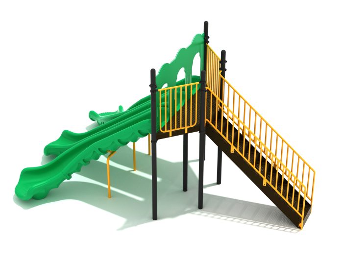 6 Foot Triple Sectional Split Slide - Image 4