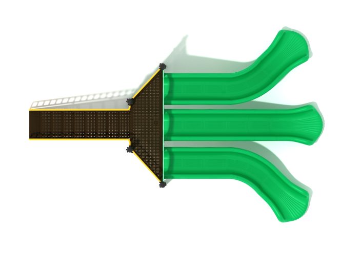 6 Foot Triple Sectional Split Slide - Image 5