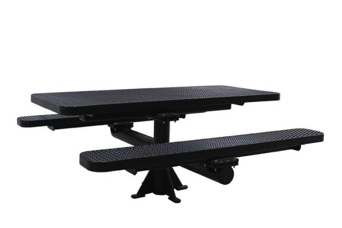 Champion Picnic Table – Surface Mount (Single Pedistal)