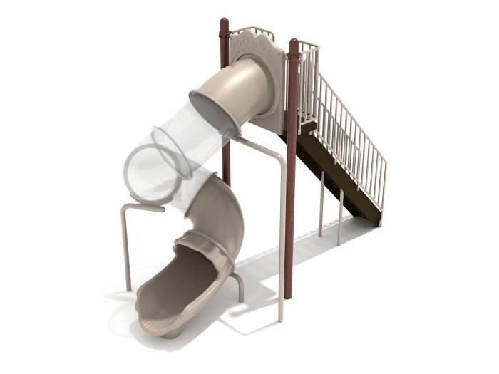 8ft Freestanding Spiral Tube Slide - 3.5" - Image 3