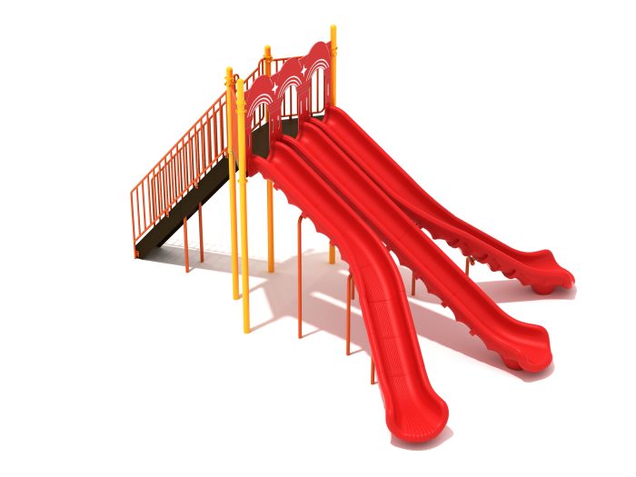 8 Foot Triple Sectional Split Slide - Image 4