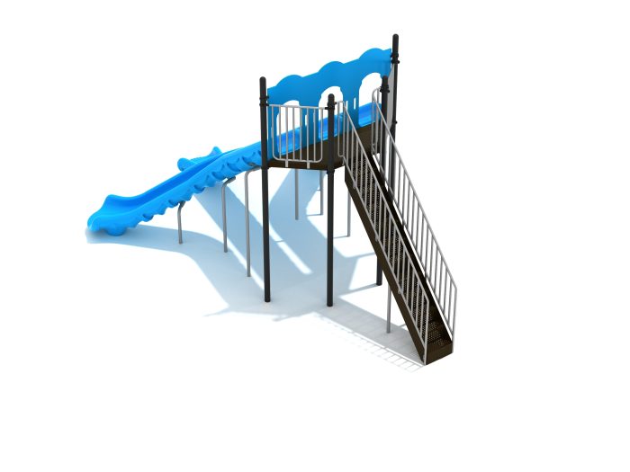 8 Foot Triple Sectional Split Slide - Image 8