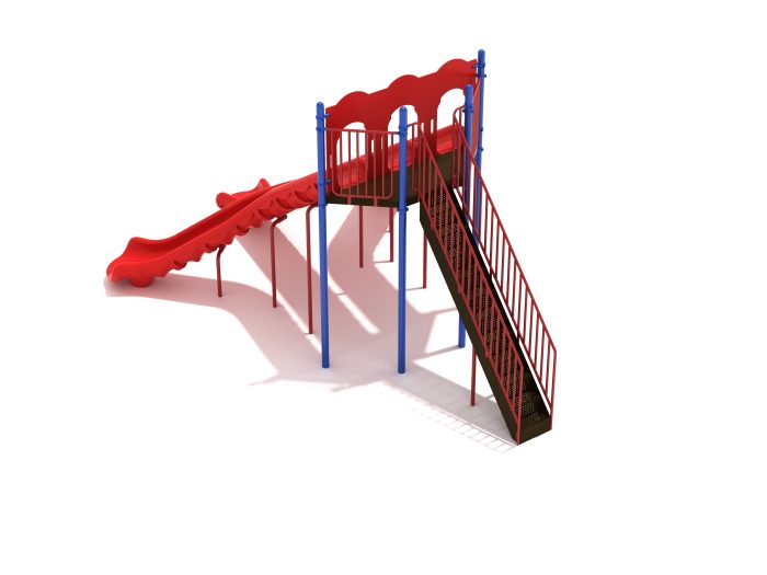 8 Foot Triple Sectional Split Slide - Image 16