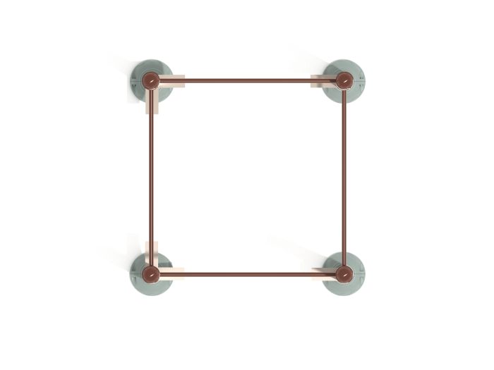 Inclined Quadruple Station Chin Up Bars - Image 2