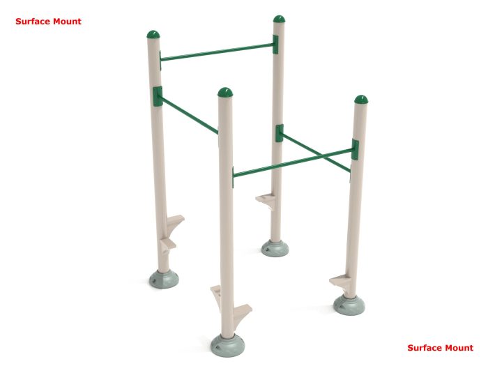Inclined Quadruple Station Chin Up Bars - Image 6