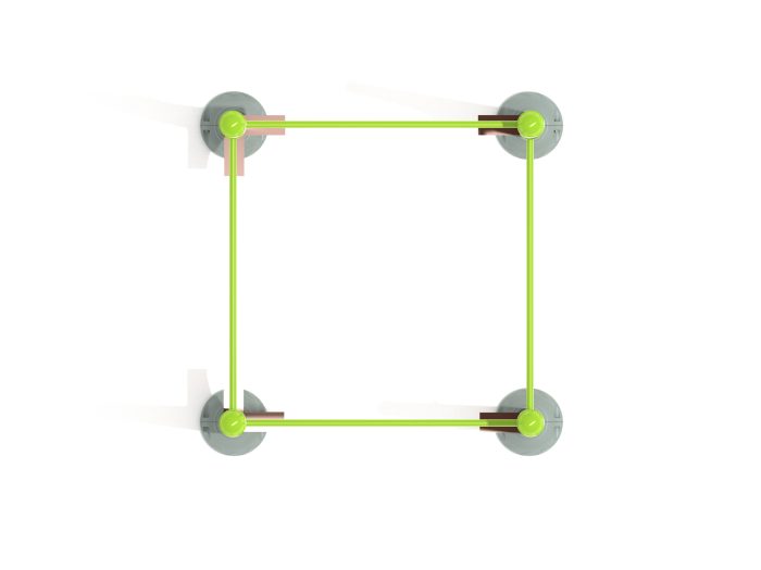 Inclined Quadruple Station Chin Up Bars - Image 10