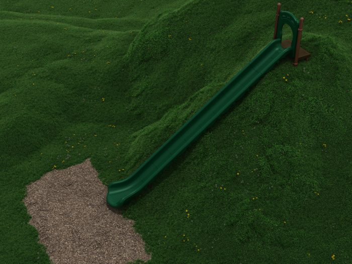 22 Foot Single Straight Embankment Slide