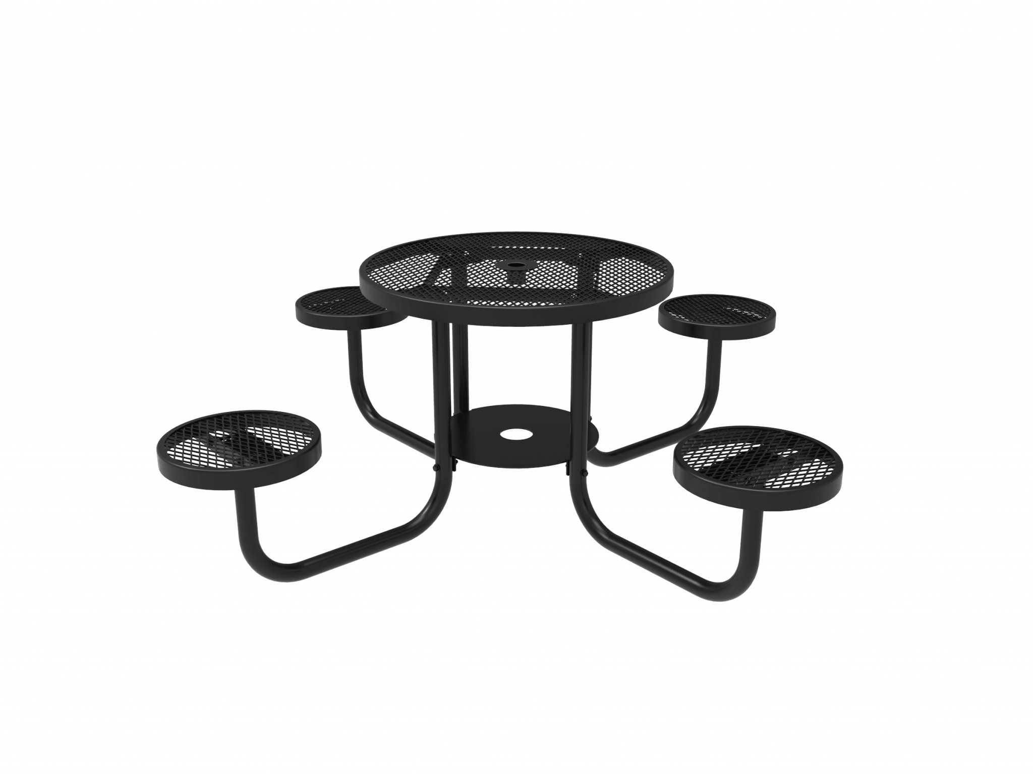 Standard Metal Round Patio Table With Seats Playground Equipment Pros