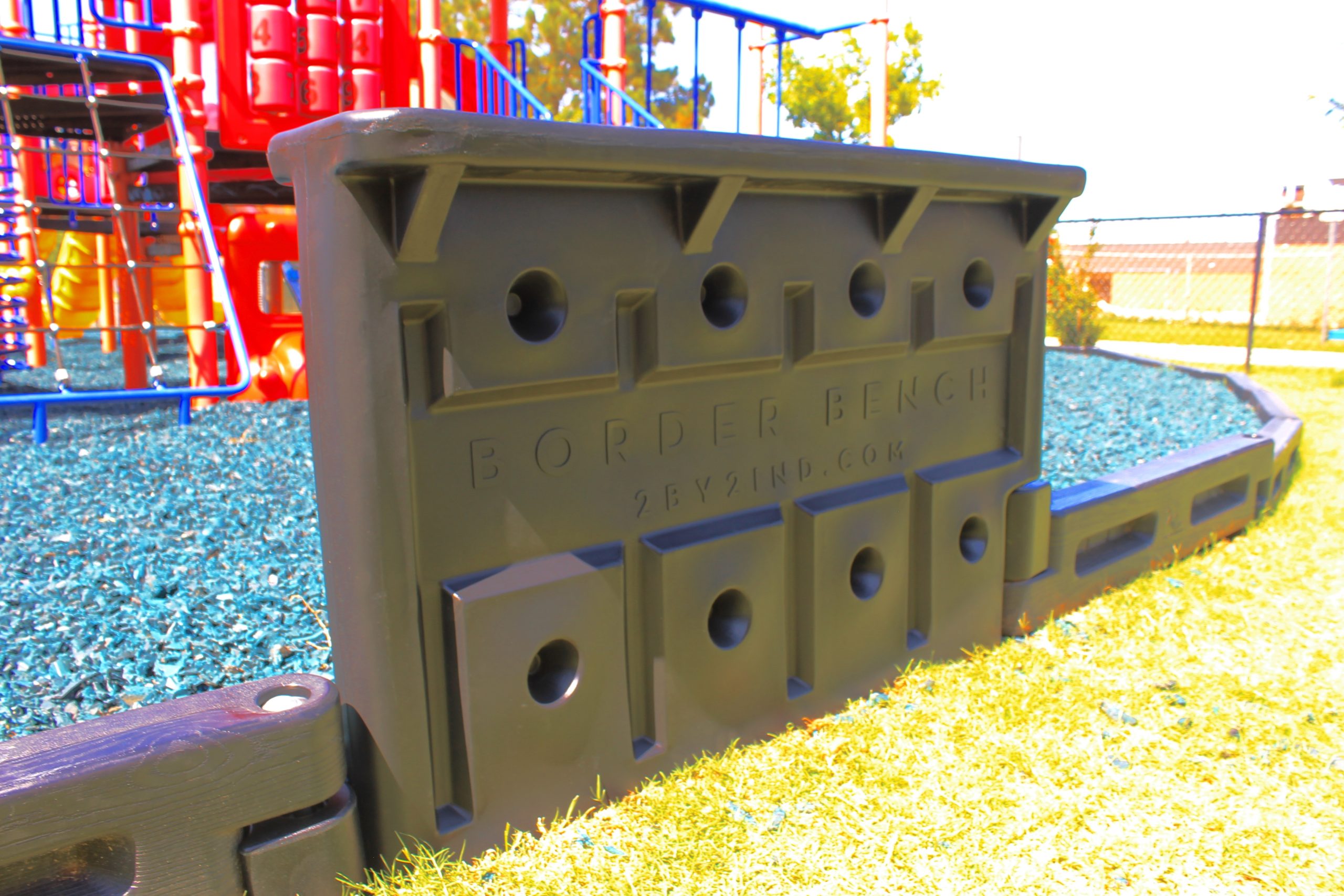 Playground Border Bench Playground Equipment Pros
