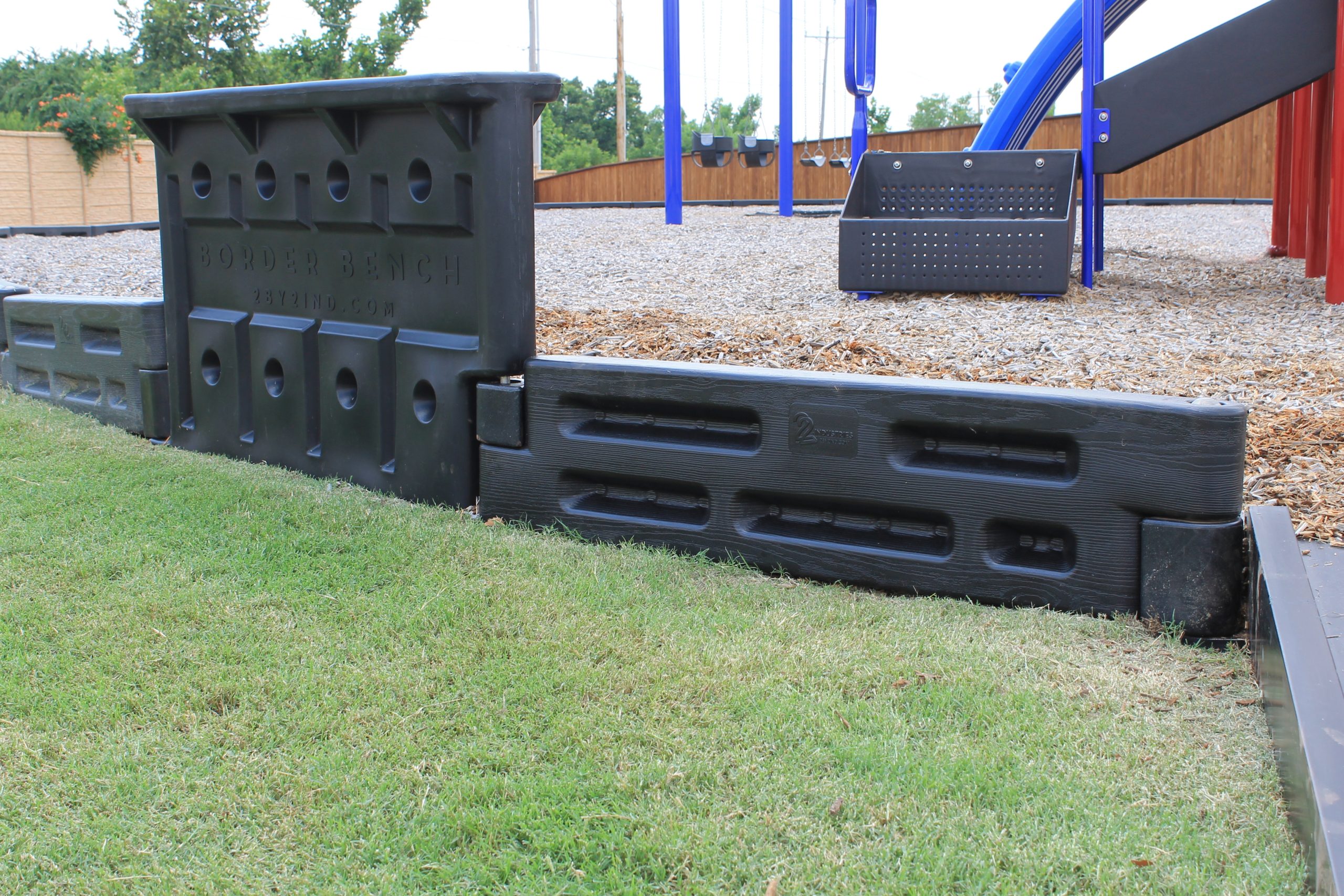 Playground Border Bench Playground Equipment Pros