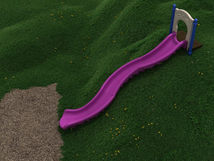 9 Foot Single Zig Zag Embankment Slide - Image 3