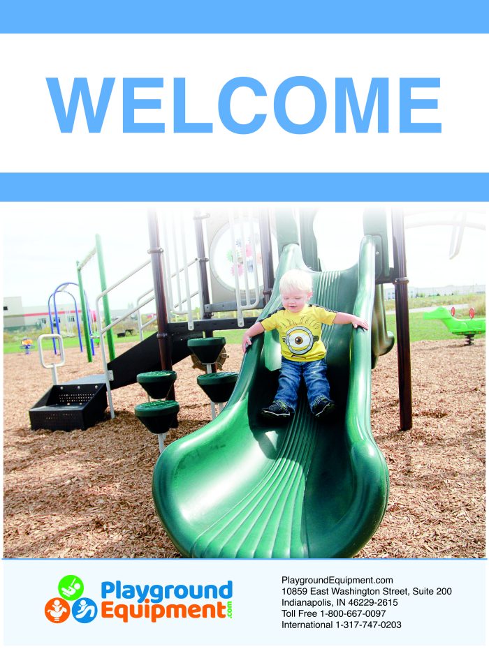 2-Sided Playground Safety Rules and Welcome Sign - Image 131