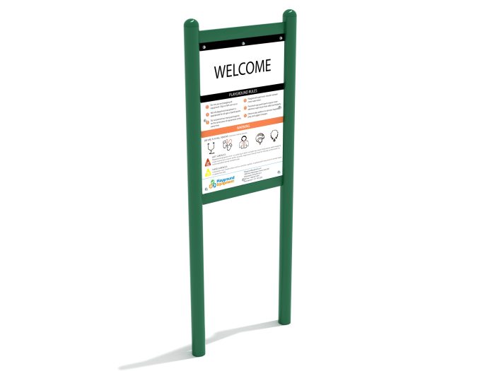 2-Sided Playground Safety Rules and Welcome Sign - Image 135