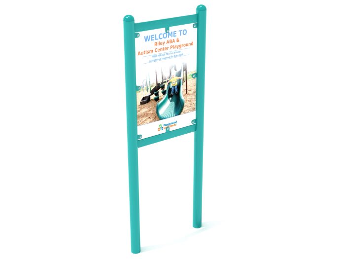 2-Sided Playground Safety Rules and Welcome Sign - Image 26
