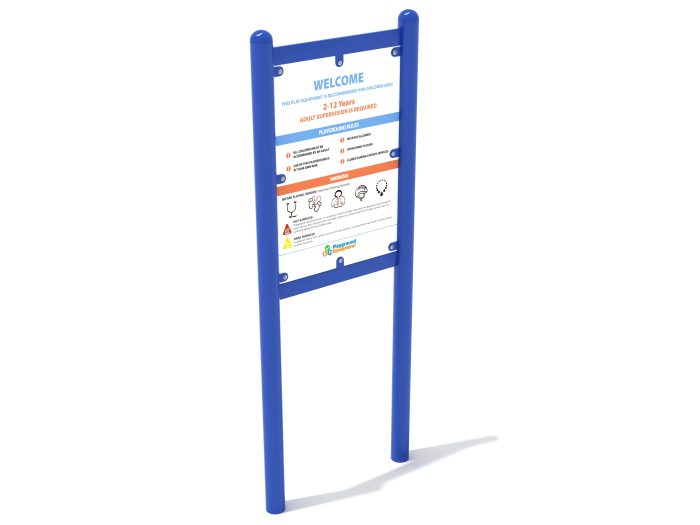 2-Sided Playground Safety Rules and Welcome Sign - Image 39