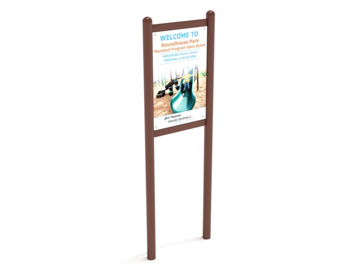 2-Sided Playground Safety Rules and Welcome Sign - Image 89