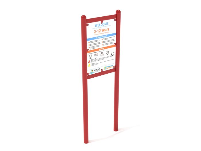 2-Sided Playground Safety Rules and Welcome Sign - Image 29