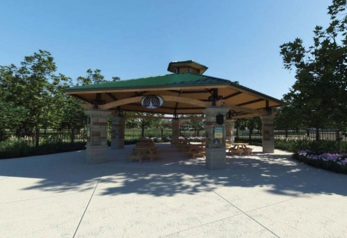 28' Single Tier Hexagonal Steel Shelter