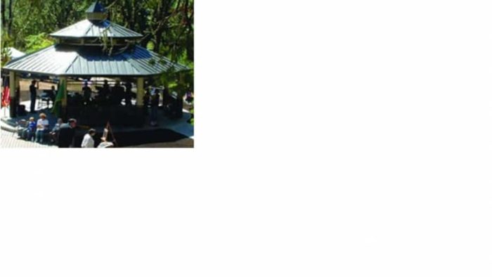 32' Double Tier Hexagonal Steel Shelter Pavilion