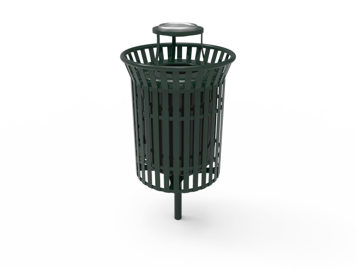 32 Gallon Funnel-Top Trash Receptacle - Image 2