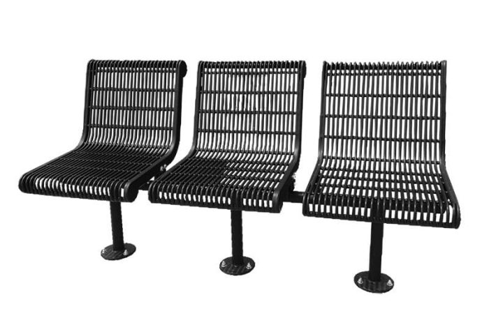 Grand Contour 3 Seat In-line Bench With Back - Image 2