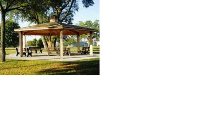 40' Single Tier Hexagonal Steel Frame Shelter