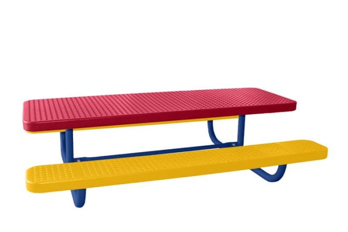 4 Foot Children’s Table Direct Bury – Multi Pedestal