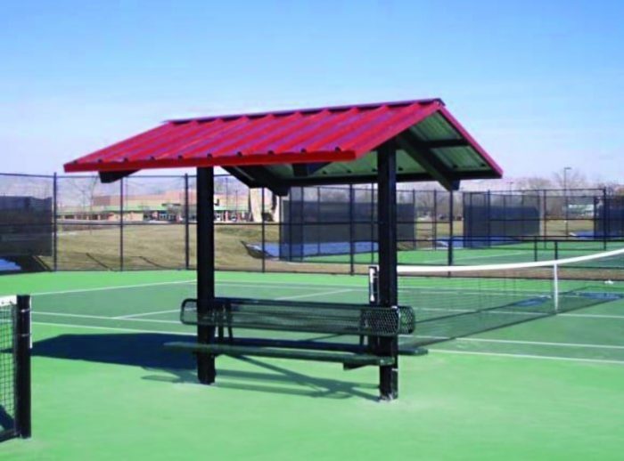 8'x8' Gable End Steel Framed Mini-Shelter