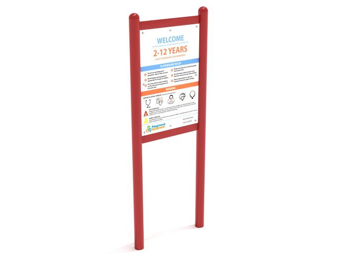 2-Sided Playground Safety Rules and Welcome Sign - Image 30