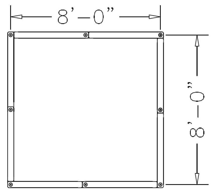 Border Timber Raised Garden Beds with Weed Mat - Image 10