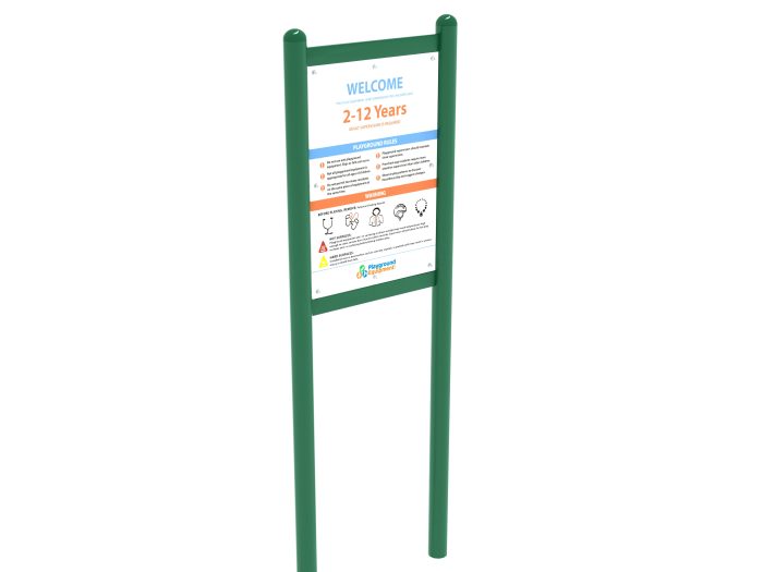 2-Sided Playground Safety Rules and Welcome Sign - Image 36