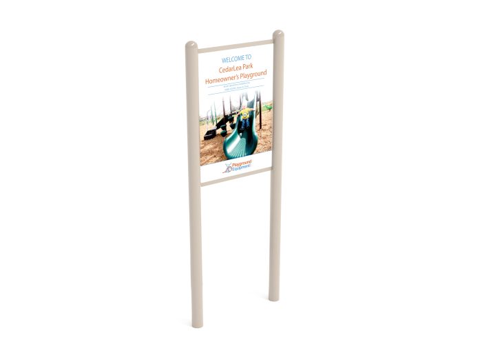2-Sided Playground Safety Rules and Welcome Sign - Image 38