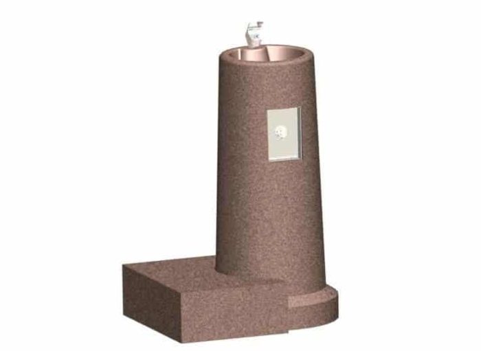 Child Step for Upright Cylinder Concrete Fountain