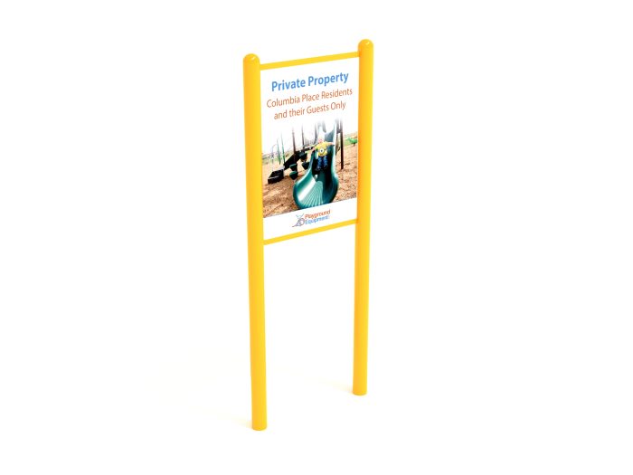 2-Sided Playground Safety Rules and Welcome Sign - Image 49