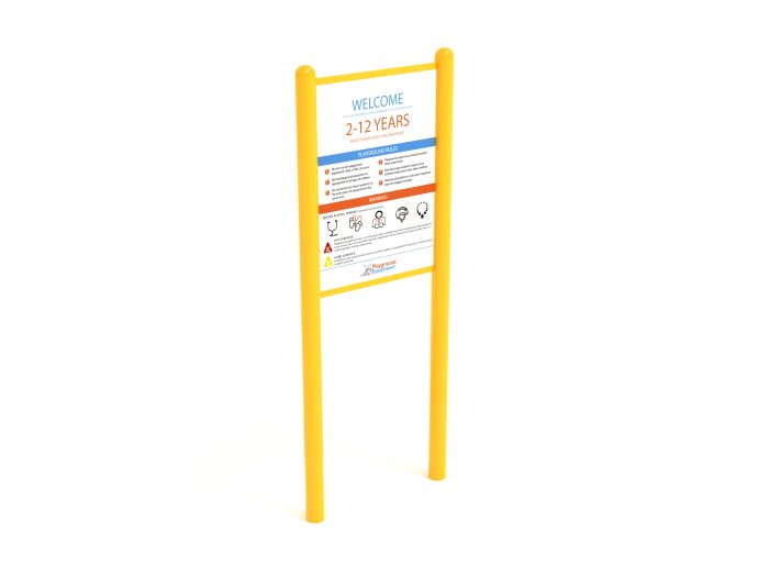 2-Sided Playground Safety Rules and Welcome Sign - Image 50