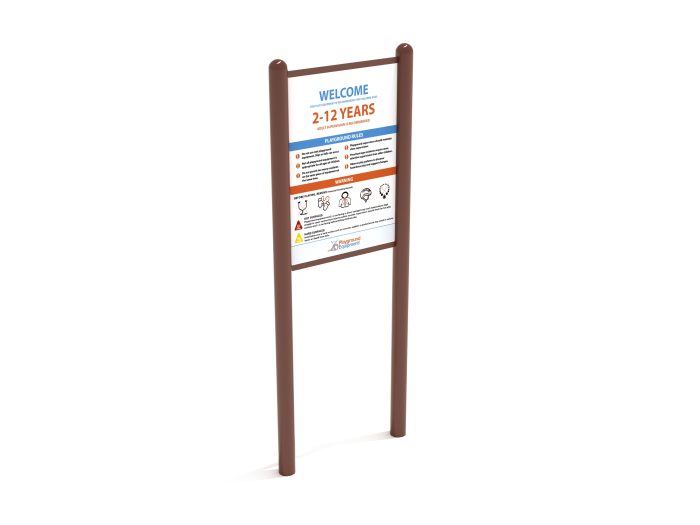 2-Sided Playground Safety Rules and Welcome Sign - Image 56