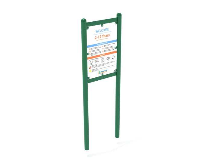 2-Sided Playground Safety Rules and Welcome Sign - Image 58