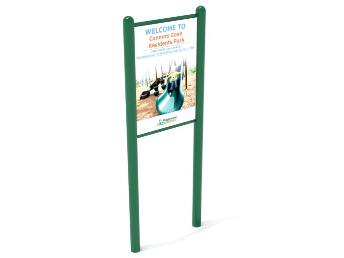 2-Sided Playground Safety Rules and Welcome Sign - Image 61