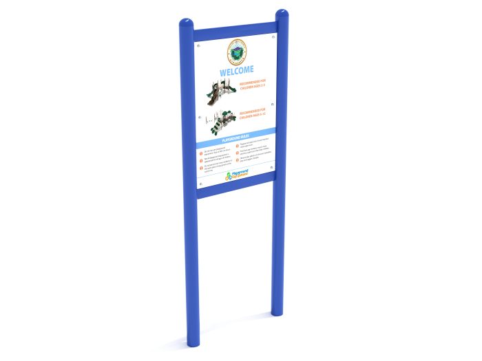 2-Sided Playground Safety Rules and Welcome Sign - Image 67