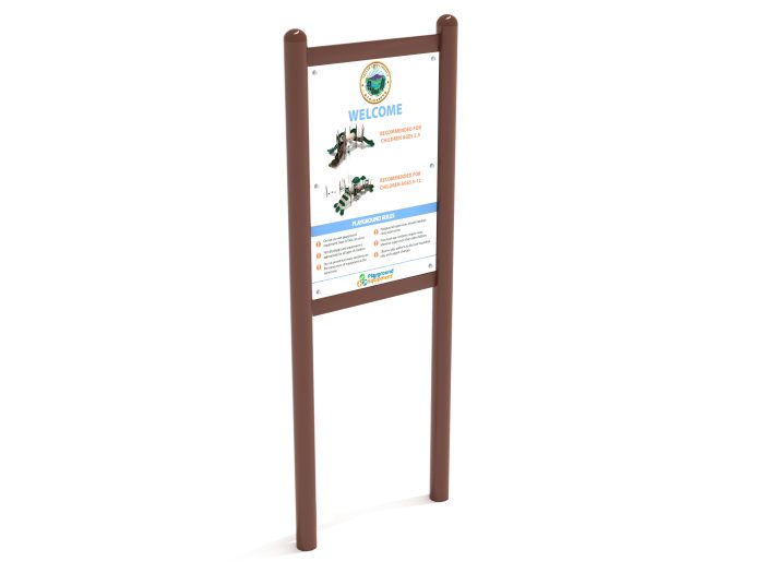 2-Sided Playground Safety Rules and Welcome Sign - Image 71