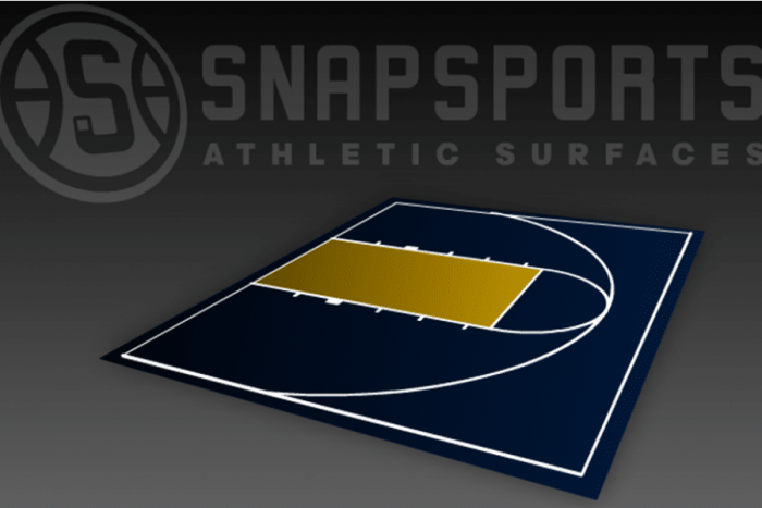 DIY 30 X 40 Basketball Half Court
