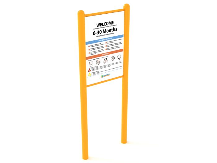 2-Sided Playground Safety Rules and Welcome Sign - Image 64
