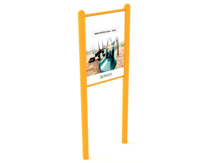 2-Sided Playground Safety Rules and Welcome Sign - Image 73