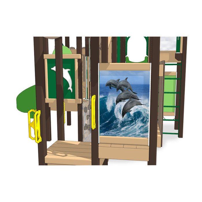 Dolphin Recycled Plastic Play System - Image 5