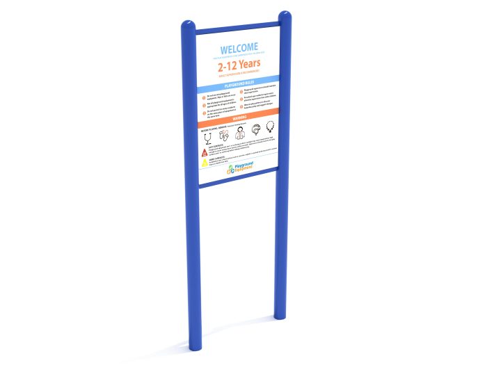 2-Sided Playground Safety Rules and Welcome Sign - Image 74
