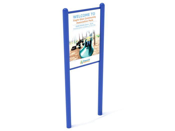 2-Sided Playground Safety Rules and Welcome Sign - Image 75